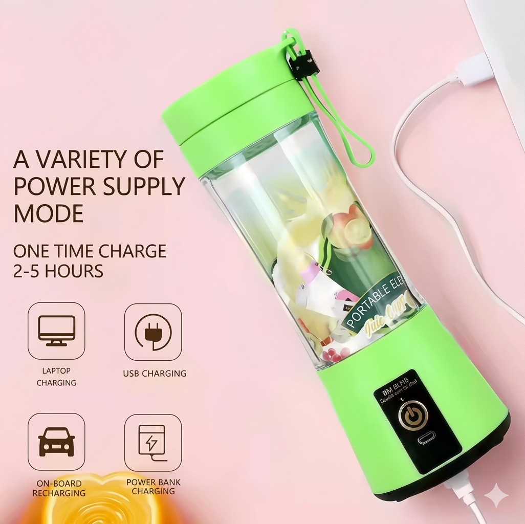 🥤✨ خلاطك الشخصي: رفيقك المثالي للنادي والعمل.
